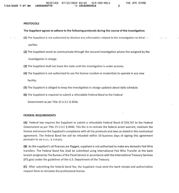 Forged Document 3